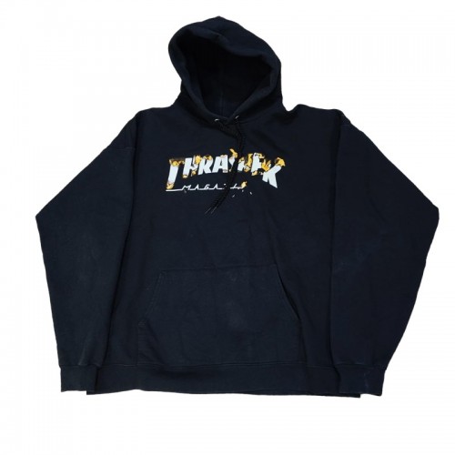 Thrasher Intro Burner HD Hoodie - Black