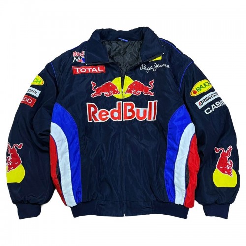 Red Bull racing jacket with multi-embroidered