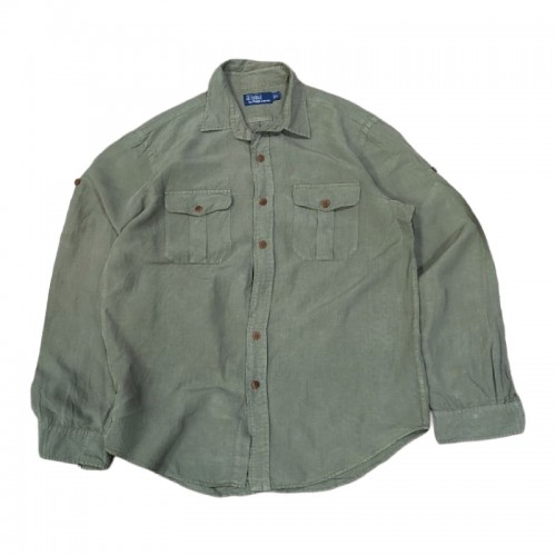 Polo Ralph Lauren Classic Fit Linen-Silk Twill Workshirt