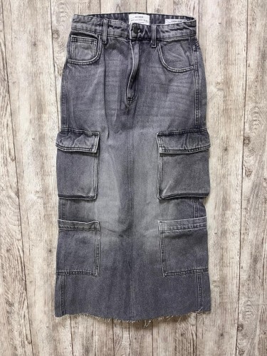 Rework Cargo Maxi Skirt