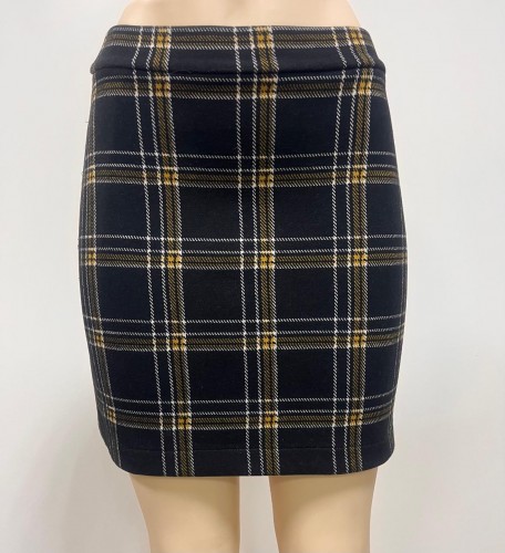 SPORTSGIRL CHECK TWEED MINI SKIRT