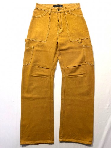 Women Yellow Cargo Pants