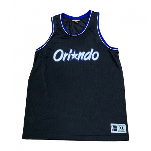 Mitchell & Ness Orlando Magic Black Hardwood Classics Heritage Jersey