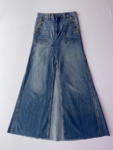 Ramona Denim Long Skirt